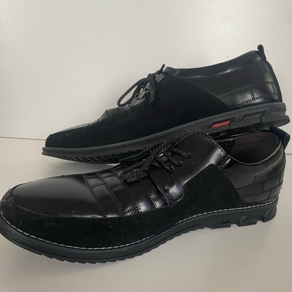 Gatsby black dress shoes size 13.5 men’s - Picture 3 of 10